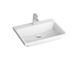 Ravak Umyvadlo Comfort 60, s otvorem pro baterii, bez přepadu, bílá