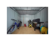 Zahradní domek kovový 2,4 x 2,8 m s pultovou střechou antracit Riwall PRO RMSP 9x8 Anthracite LUX