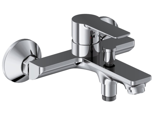 Ravak SL 022.20BLM Vaňová nástenná batéria bez sprchového setu, čierna matná