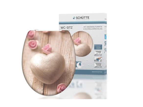 WC sedátka, záchodová prkna Schütte ROMANTIC | Duroplast, Soft Close