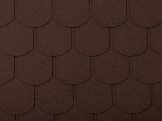 Asfaltové střešní šindele –  GT Uni Bobrovka hnedá 3,85 m²