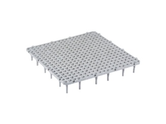 Állattenyésztés –  Scobax Podlahový rošt AGROFORTEL -51x51x11 cm, velikost otvorů 1,9 x 1,9 cm | bílý