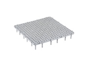 Scobax Podlahový rošt AGROFORTEL -51x51x11 cm, velikost otvorů 1,9 x 1,9 cm | bílý