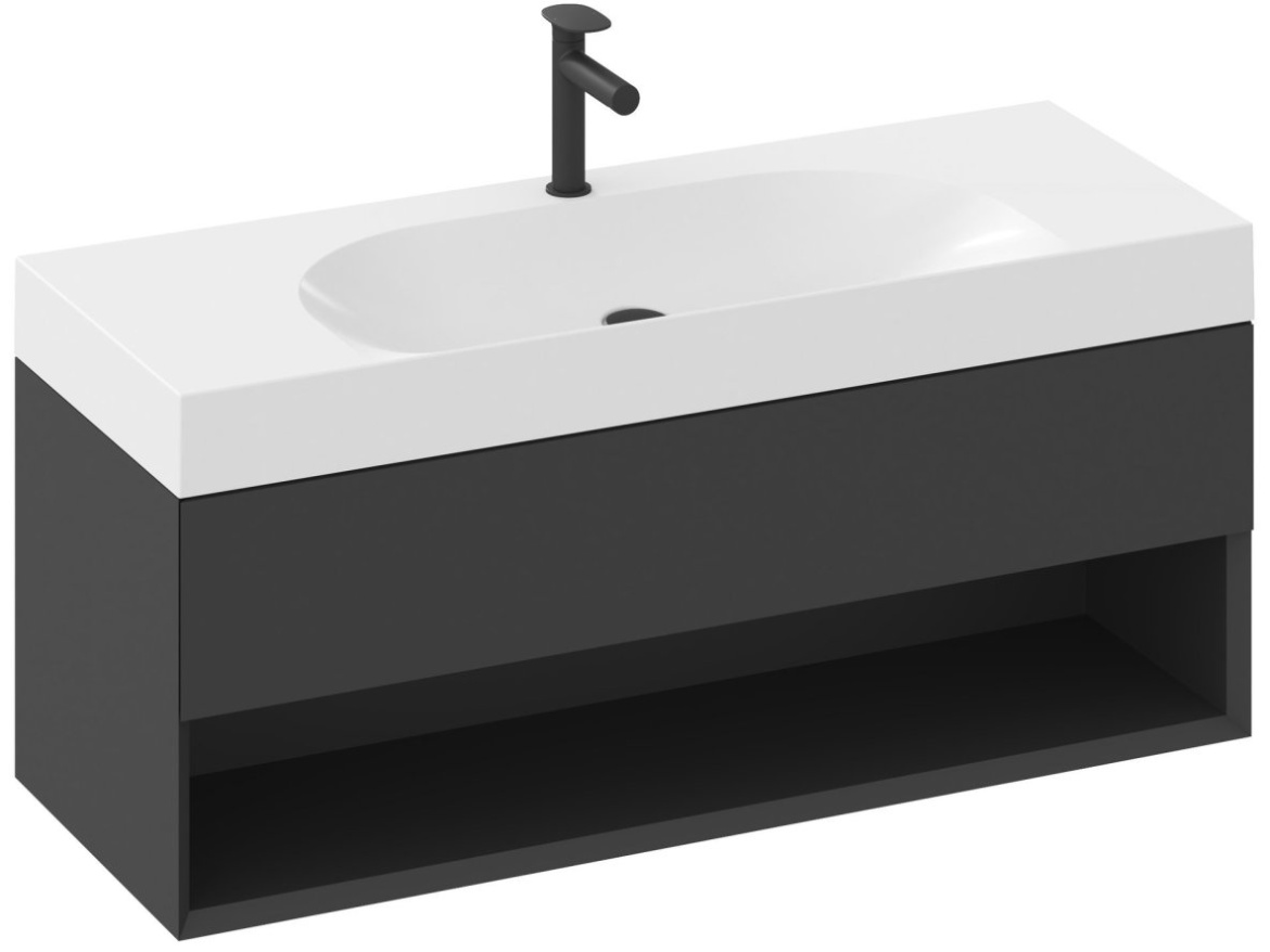 Ravak Umývadlo Lite 120/80 S, s otvorom pre batériu, bez prepadu