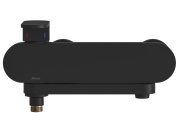 Ravak CR 022.20BL Vaňová nástenná batéria bez sprchového setu, čierna