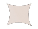Stínící plachta LIVIGNO čtvercová béžová 5x5m