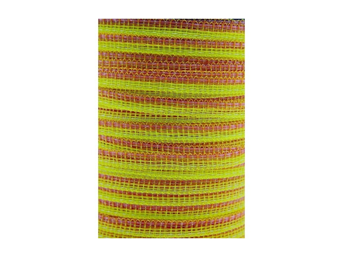 Scobax Páska pro elektrický ohradník, průměr 10 mm, 250 m, žluto-oranžové