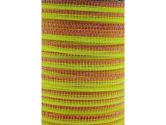 Scobax Páska pro elektrický ohradník, průměr 10 mm, 250 m, žluto-oranžové