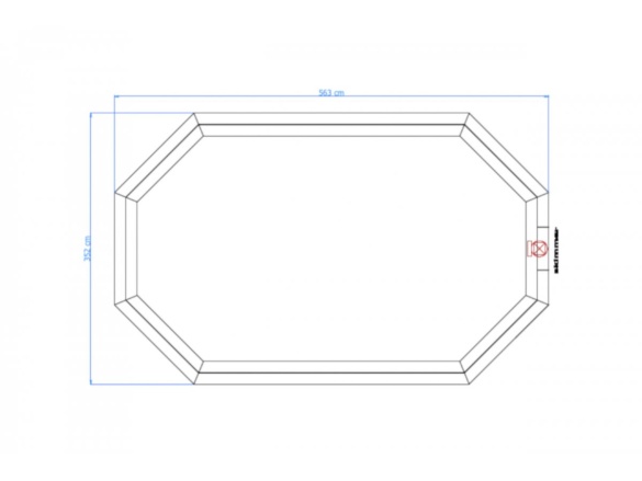 Zahradní bazén Tuindeco Daaibooi Beach