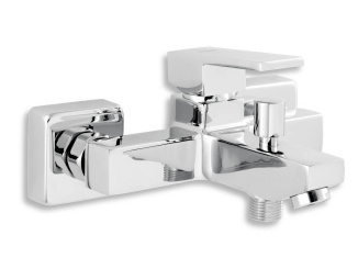 Csaptelepek –  Novaservis Vanová baterie Titania Cube 150 mm, chrom, nástěnná, bez příslušenství,  98820/1,0