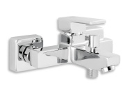 Novaservis Vanová baterie Titania Cube 150 mm, chrom, nástěnná, bez příslušenství,  98820/1,0