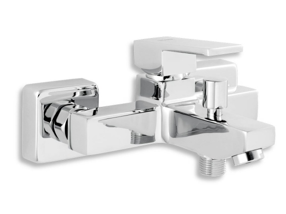 Novaservis Vanová baterie Titania Cube 150 mm, chrom, nástěnná, bez příslušenství,  98820/1,0