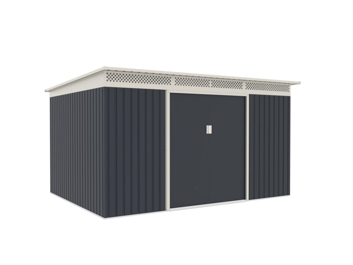 G21 Zahradní domek  GRAH 915 - 340 x 269 cm, antracitový