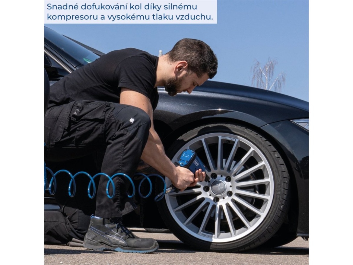 Olejový tříválcový řemenový kompresor 100 l Scheppach HC 550 TC