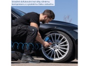 Olejový trojvalcový remeňový kompresor 100 l Scheppach HC 550 TC