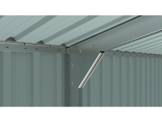 Kovová garáž 3 x 6 m se sedlovou střechou Antracit Riwall PRO RMCG 20x10 Anthracite