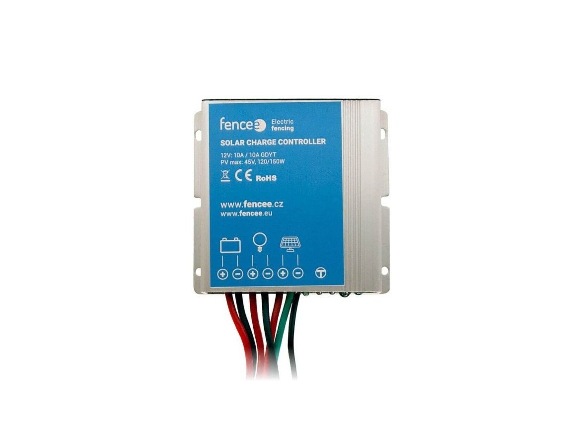 Scobax Základní sada na solární ohradník s přenosnou schránkou, regulátor 10 A, panel 100 W, konzole