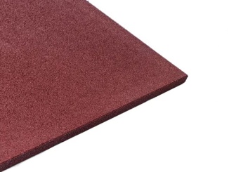 Gumová dlažba Scobax –  dlažba Play červená 5 cm 100 x 100 cm