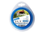 Bradas Žací struna  Trimmer 2,4 mm x 15 m hvězdice