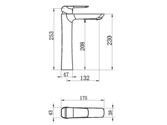 Csaptelepek – Novaservis Umyvadlová baterie Nobless Tina, chrom, stojánková, bez výpusti, 38501/1,0