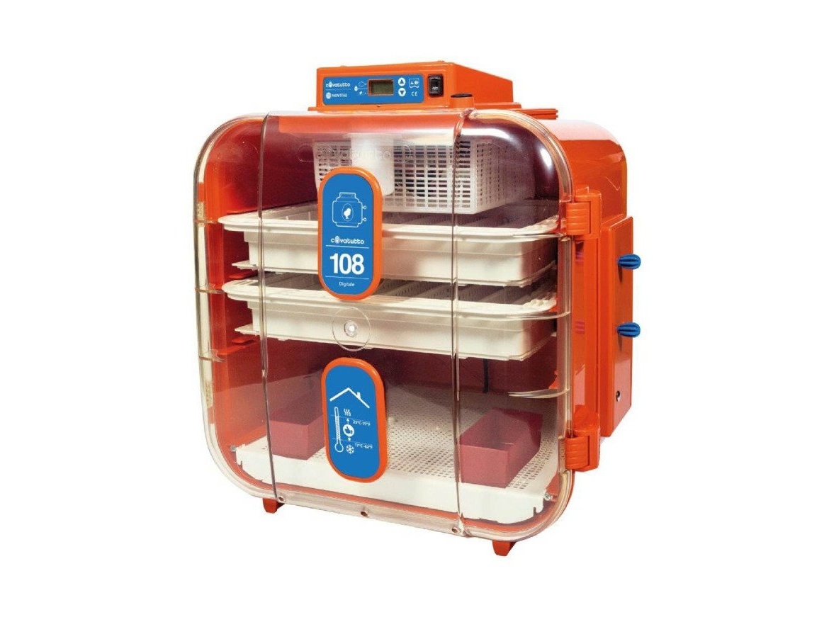 Scobax Líheň COVATUTTO 108 Digitale manuale - poloautomatická líheň pro 108 slepičích vajec