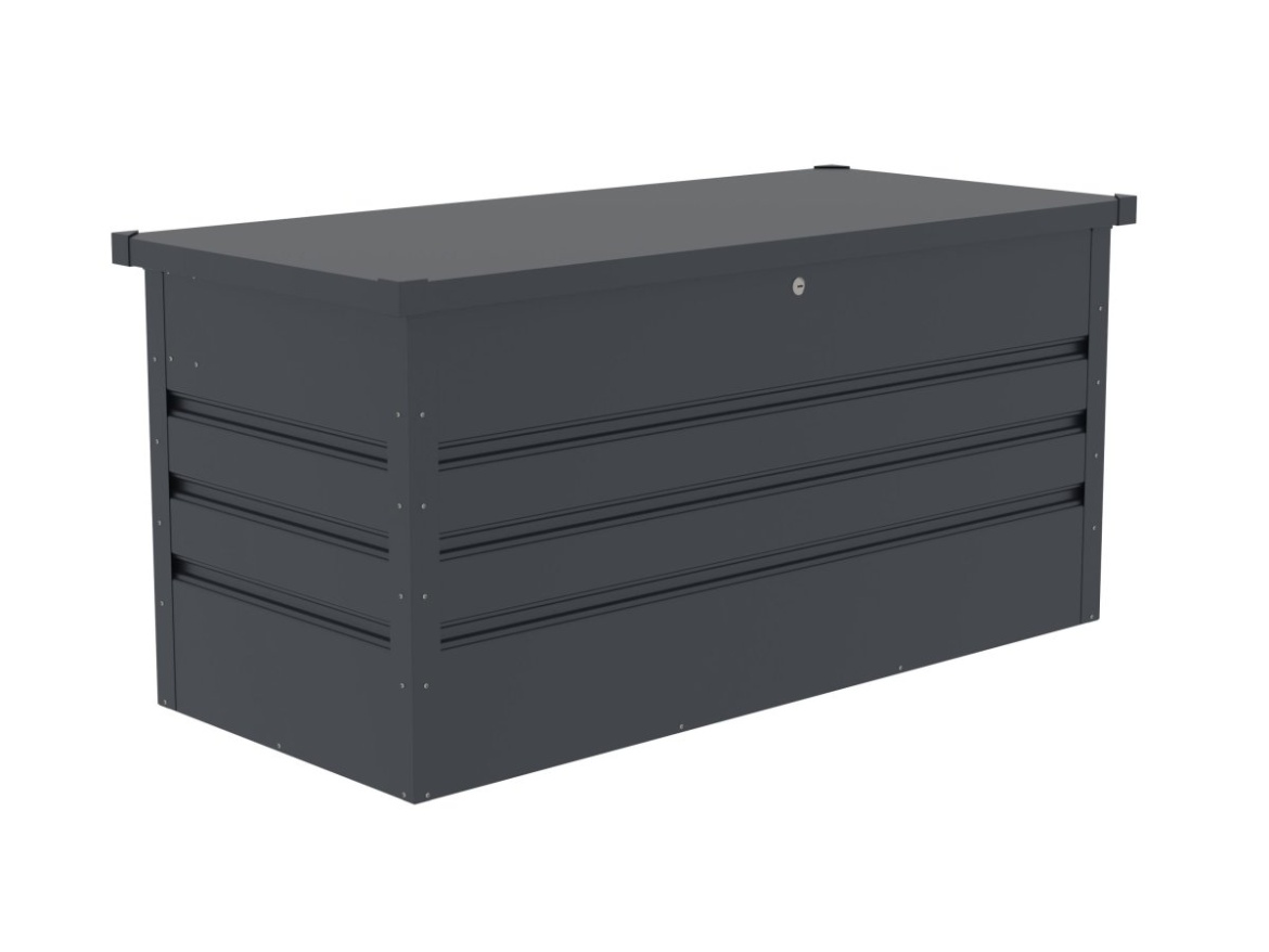 G21 Zahradní box  Denver 400 L, antracitový plechový