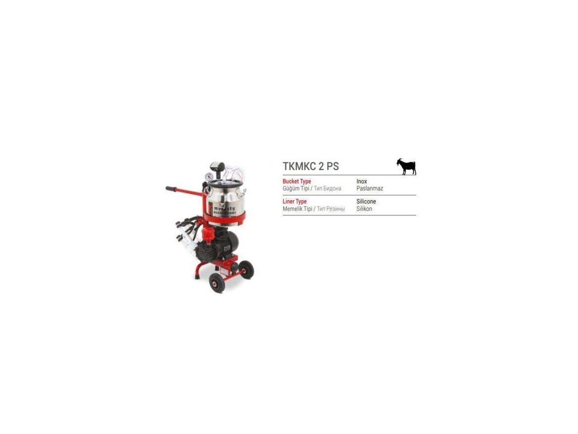 Scobax Mobilní dojící zařízení pro 2 kozy, micro. TKMKC 2 PS, 10L