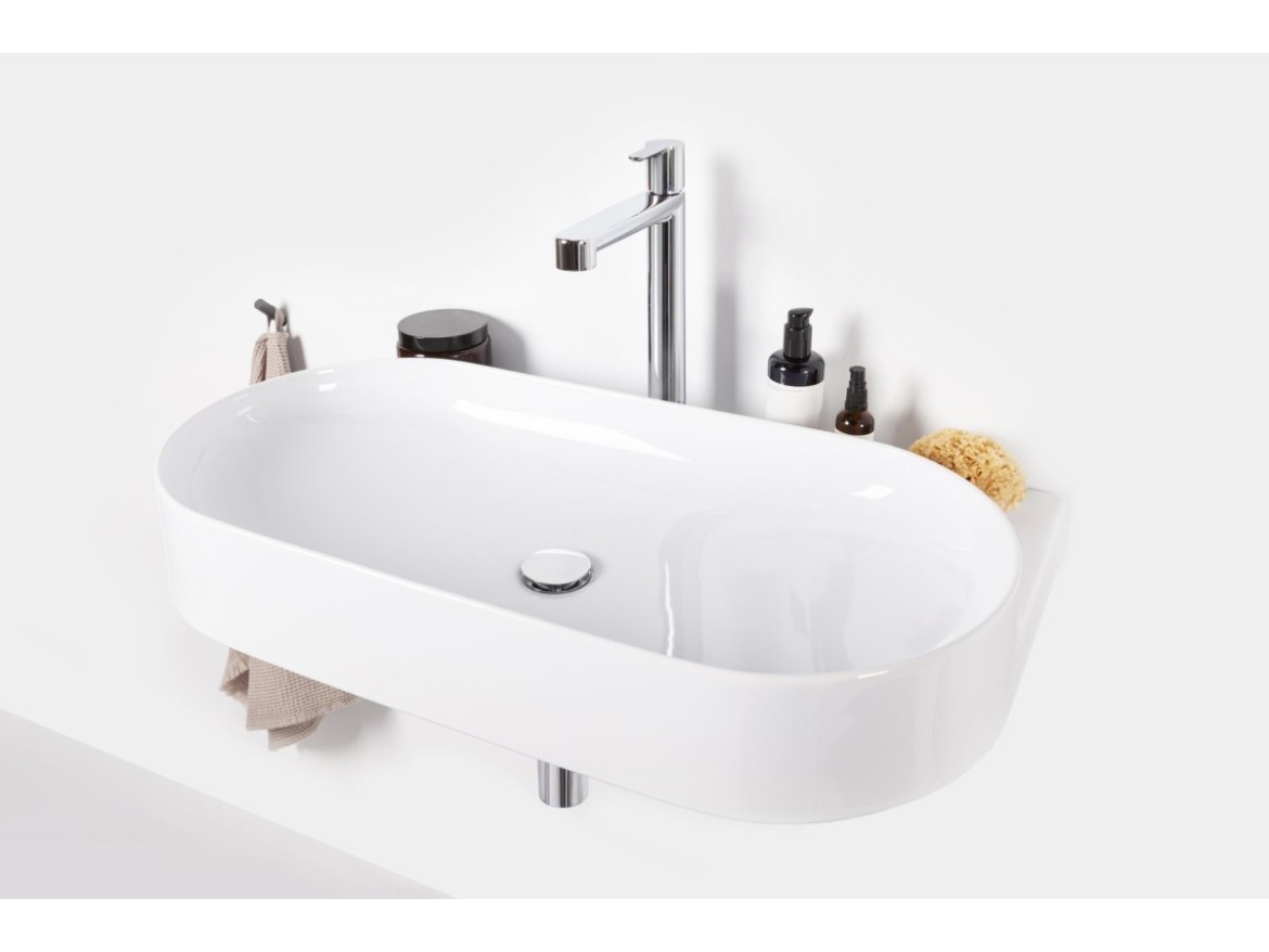 Ravak PU 015.20BL Umývadlová batéria 322 mm bez odtokovej armatúry, čierna