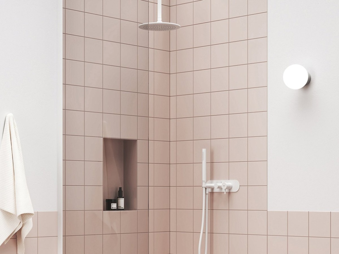 Ravak 704.60GLB Sprchové rameno stropní 30 cm, zlato kartáčované