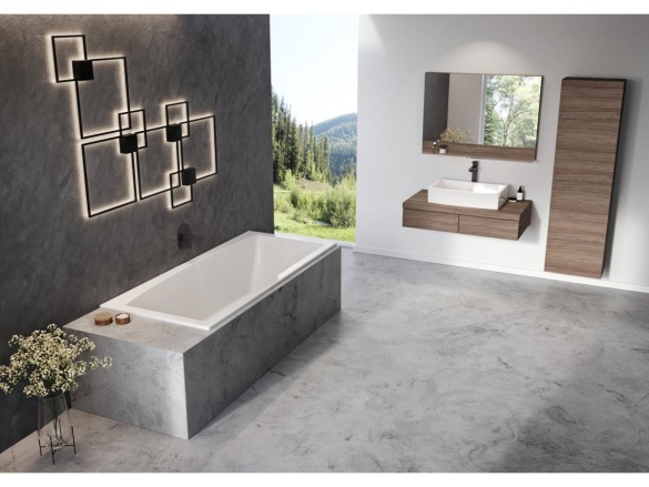 Ravak CR 015.20BL Umývadlová batéria 310 mm bez odtokovej armatúry, čierna