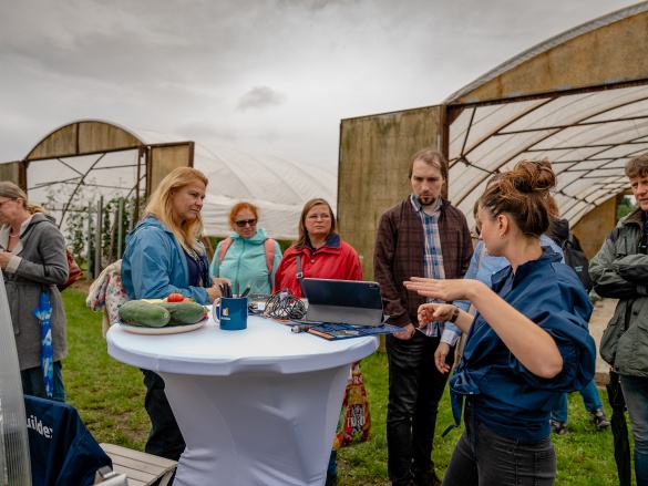 Autonóm üvegházunk egy hortibotanikus napon