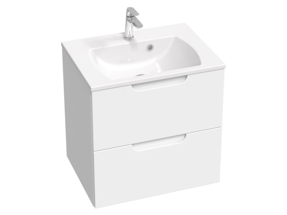 Ravak Umývadlo Classic Slim 60, s otvorom pre batériu, s prepadom