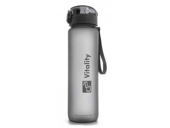 G21 Láhev  na pití, 1000 ml, šedá-zmrzlá