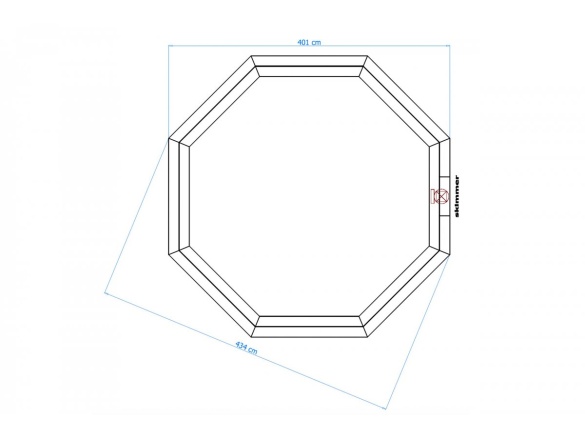 Zahradní bazén Tuindeco Cabana Beach