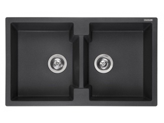 Dvojdrez –  Reginox Black metalic (silvery) černá