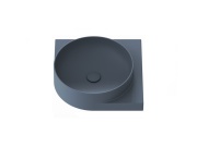 Ravak Umývadlo Yard 45 C, bez otvoru pre batériu, bez prepadu, Alabaster Pink