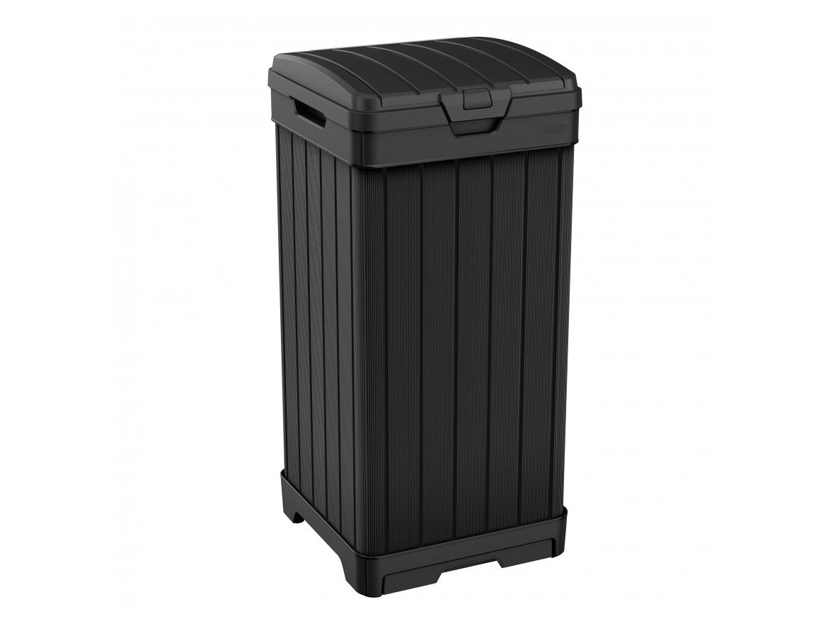 Keter Zahradní odpadkový koš  Baltimore 125 L - 41 x 41 x 87,4 cm - černý
