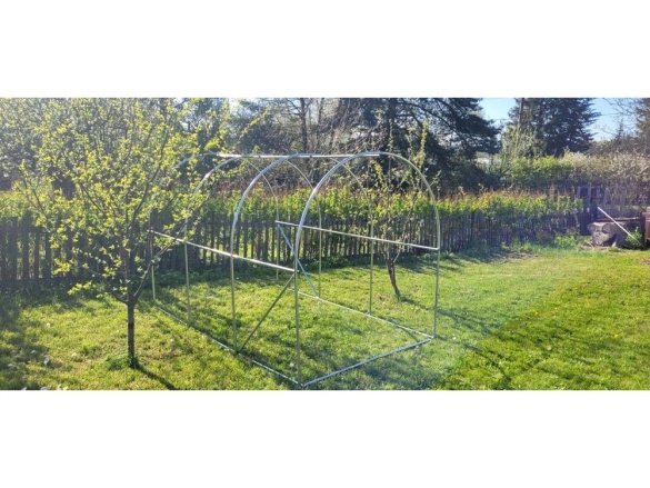 VespaGarden Zahradní fóliovník 2x3m VESPAGARDEN extra silný - 6m2 bílý + příslušenství