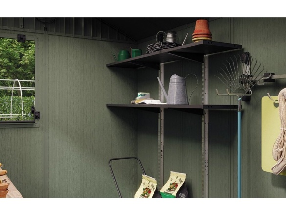 Plastový záhradný domček Keter Keter Darwin Potting Shed 2v1 - zelený