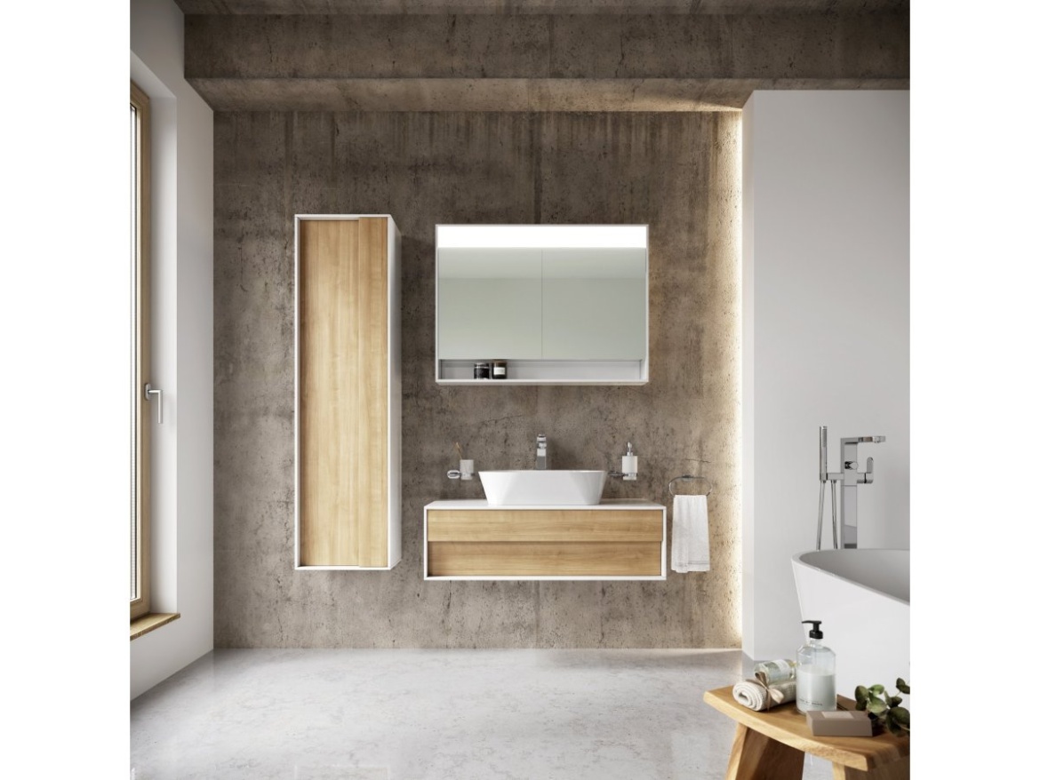 Ravak SB Step 43, biela/dub