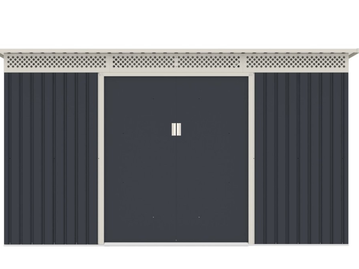 G21 Zahradní domek  GRAH 700 - 340 x 206 cm, antracitový