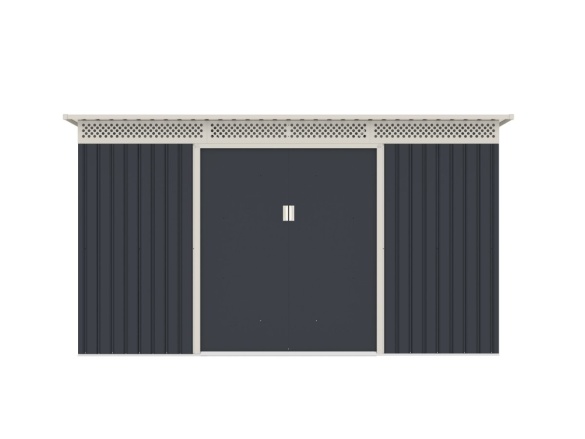 G21 Zahradní domek  GRAH 700 - 340 x 206 cm, antracitový