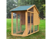 Kurník Scobax Dřevěný kurník BERLIN XXL, 1900x670x1170 mm