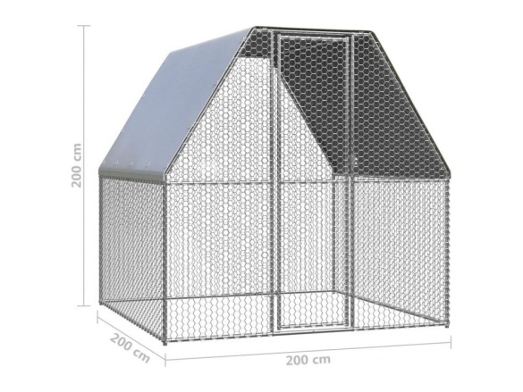 Scobax Venkovní klec - oplocený výběh - 2x2x2 m