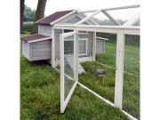 Kurník Scobax Dřevěný kurník a husník s výběhem nebo bez výběhu MARIBOR, 1710x900x1130 mm