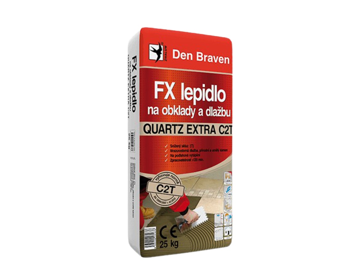 Lepidlo Quartz Extra C2T Den Braven na obklady a dlažbu