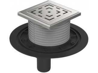 Technická sanita –  Chuděj PVSU 40 (univerzální) 125 x 125 mm, műanyag, Labirintus, K3, Nem