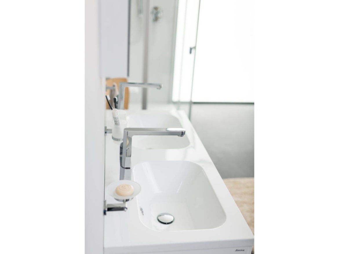 Ravak CR 016.00CR Umývadlová batéria 265 mm s otočným ramienkom, bez odtokovej armatúry, chróm