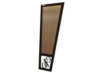 Scobax bejárati előtetők –  Savespot Retro boční Antique černá / bronz 180 x 53 cm