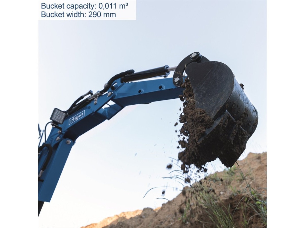 Scheppach EXC 815 - Minibagr